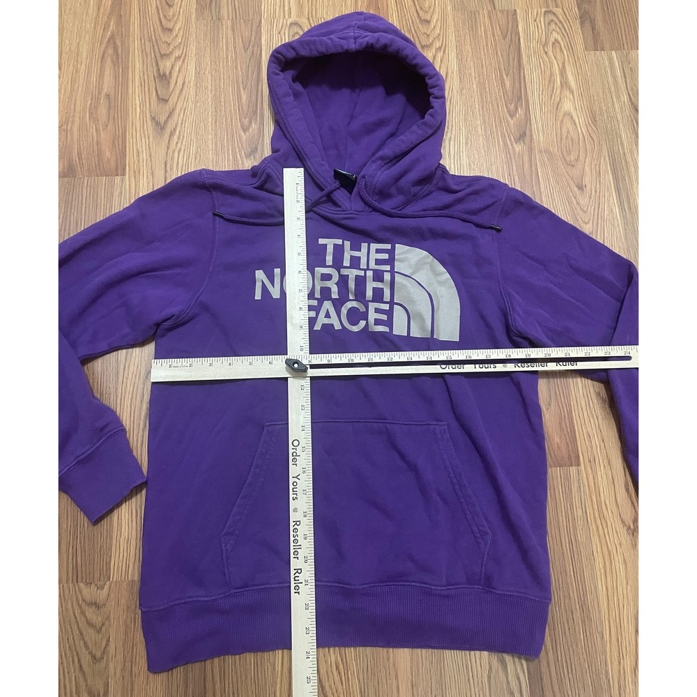 The North Face Hoodie Mens Small Pullover Big Logo Fleece Outdoor - Picture 9 of 10